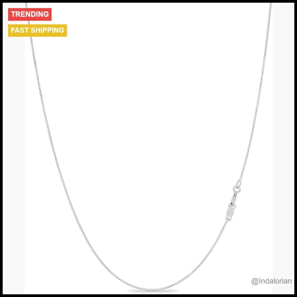 Sterling Silver Necklace 18 Inch Thin Gold Plated Chain